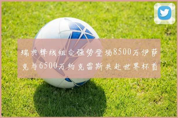 瑞典锋线组合强势登场8500万伊萨克与6500万约克雷斯共赴世界杯首秀